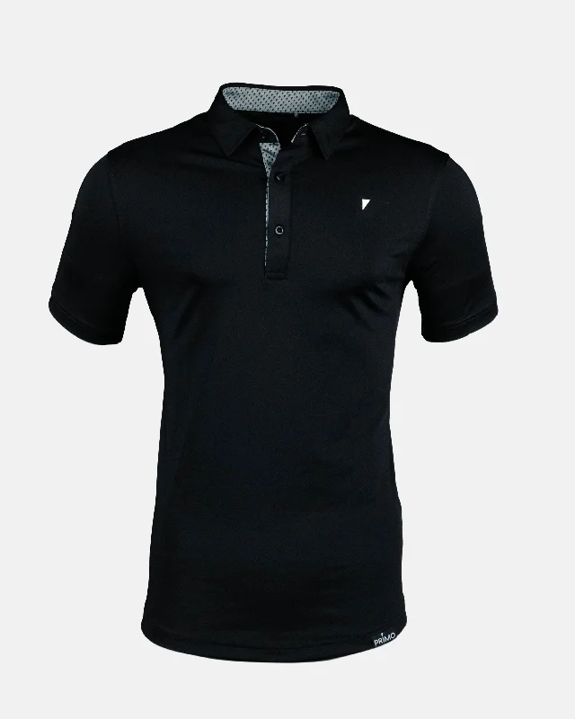 Black Classic Polo Casual Men's Japanese 