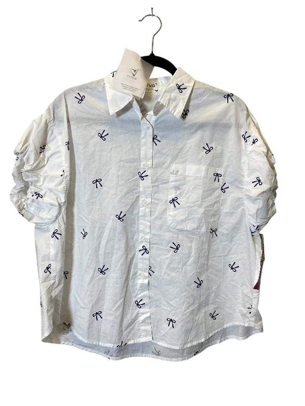 Top Short Sleeve By Cmc In White, Size: M Practical Men's Quick