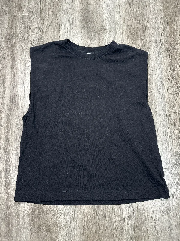 Top Short Sleeve By H&m In Black, Size: M Traditional Men's Wool