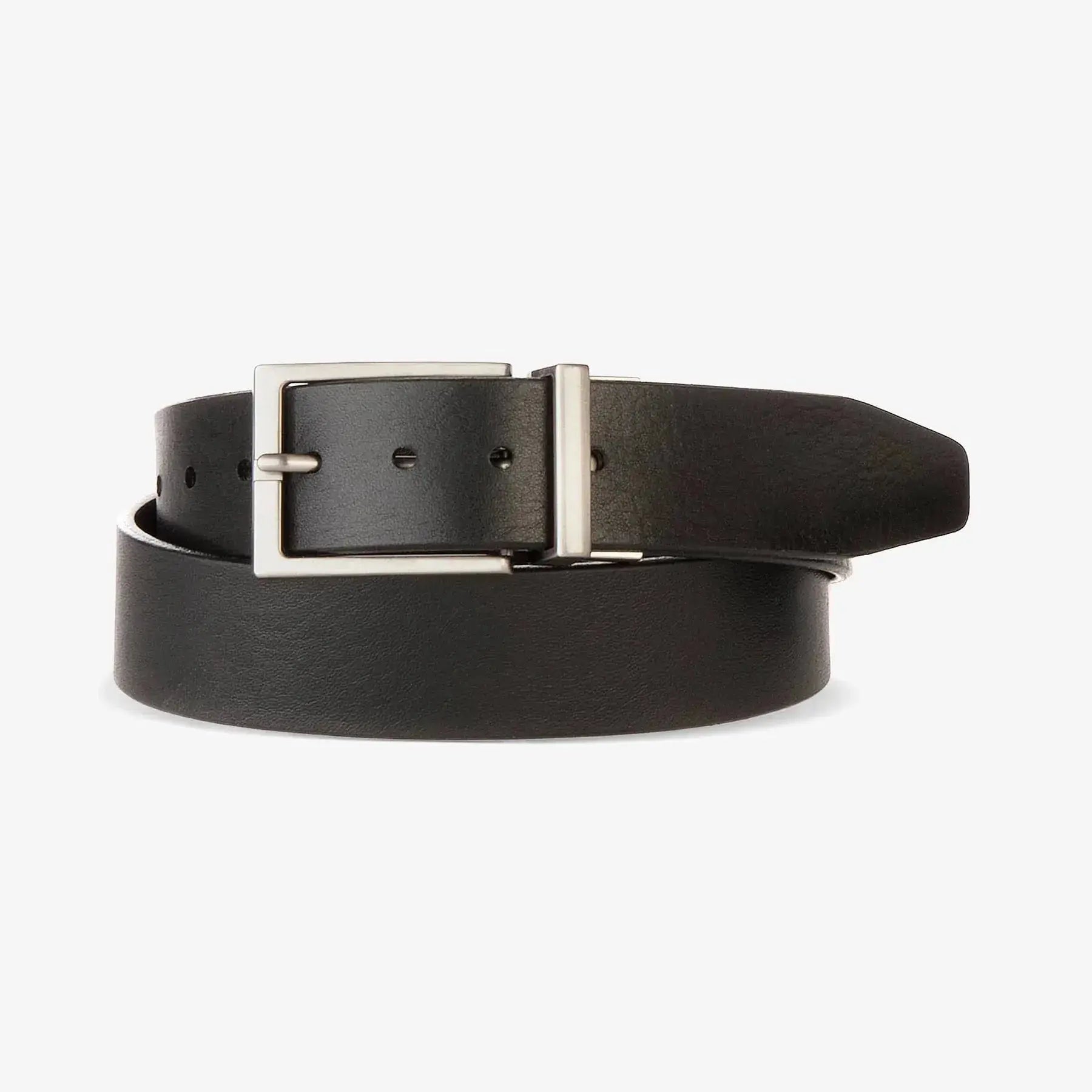 BRAVE LEATHER | Belt | Nathan Reversible Black/Brown Masculine Men's Thick