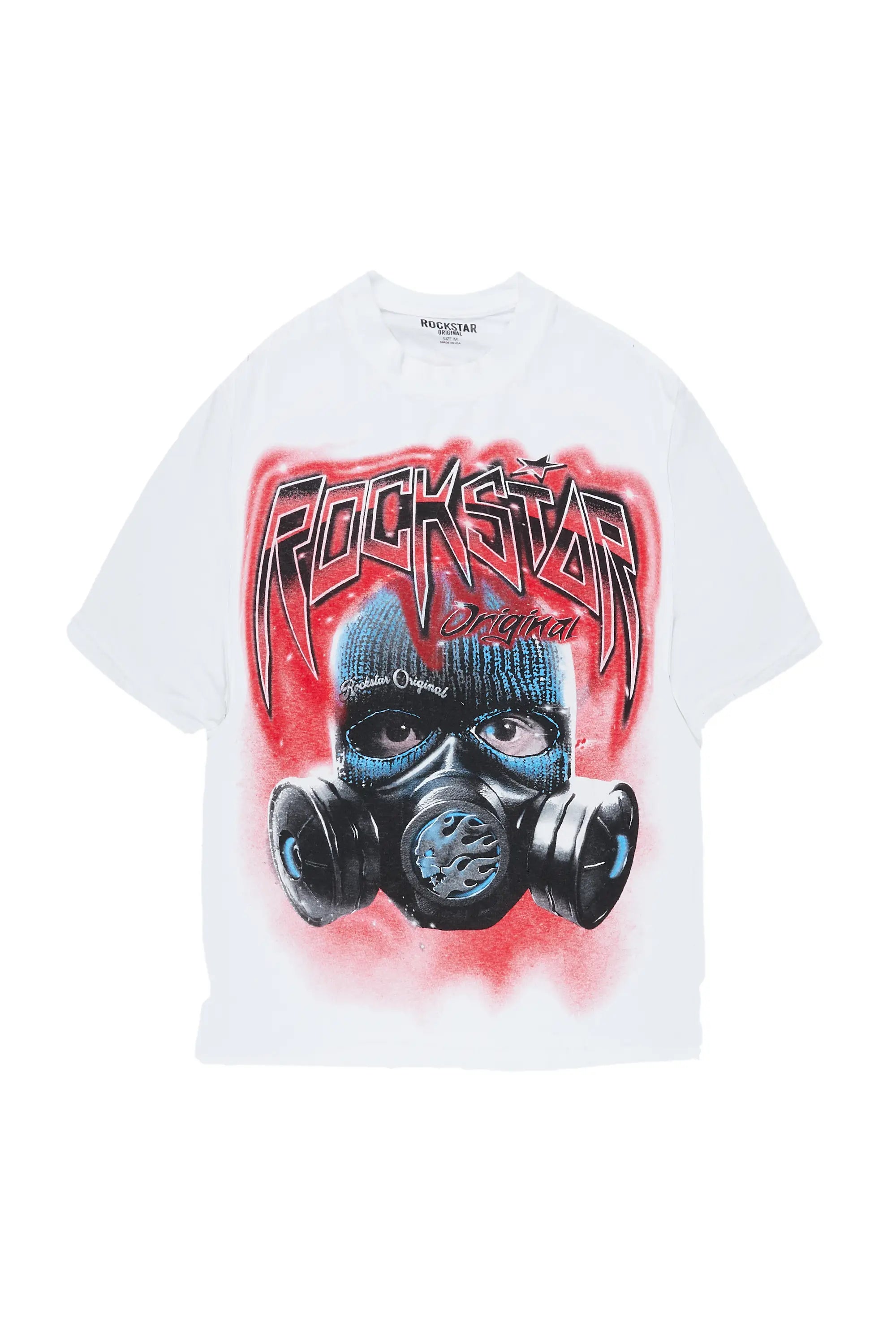 Play Dirty White Mega Oversized T-Shirt Laid