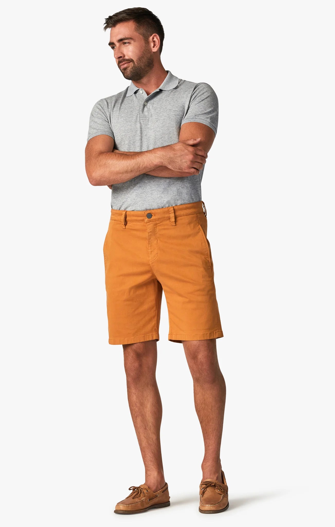 34 HERITAGE | Nevada Shorts | Almond Twill Tough Men's Military