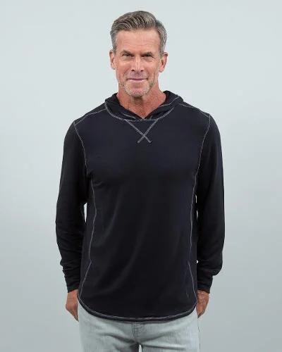 SCHOONER HOODED TEE - BLACK Casual Men's Japanese 