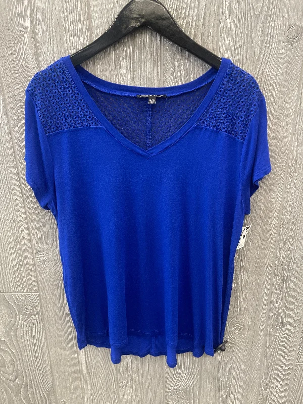 Top Short Sleeve By Cable And Gauge In Blue, Size: Xl Organic