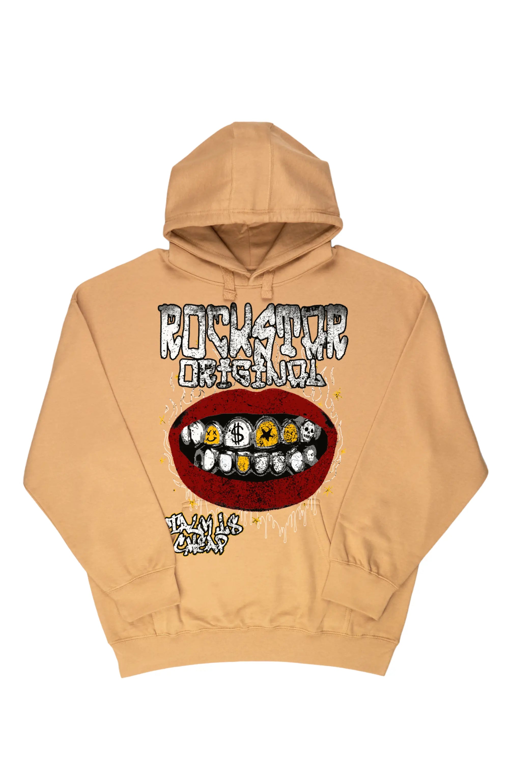 Sharia Tan Oversized Hoodie Tough Men's Tactical