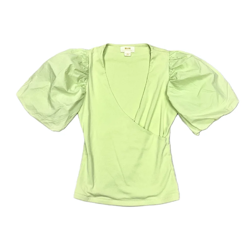 Top Short Sleeve By Maeve In Green, Size: Xxs Trendy Men's Bucket