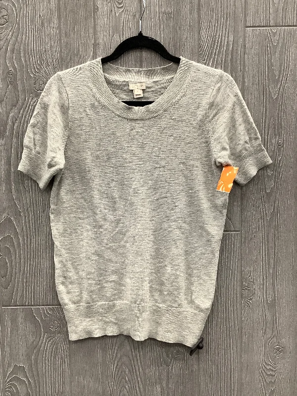 Top Short Sleeve By J. Crew In Grey, Size: M Athletic Men's High