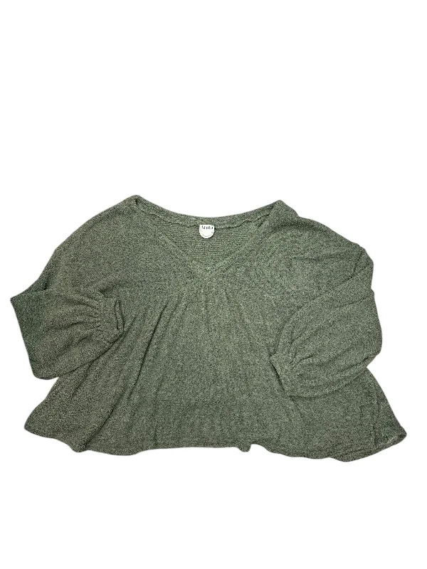 Top Long Sleeve By Clothes Mentor In Green, Size: 3x Bohemian Men's Free