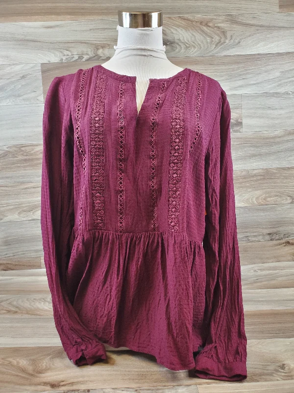 Top Long Sleeve By Loft  Size: S Laid