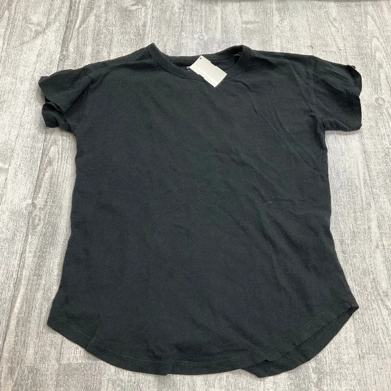 Top Short Sleeve By Madewell In Black, Size: Xxs Organic