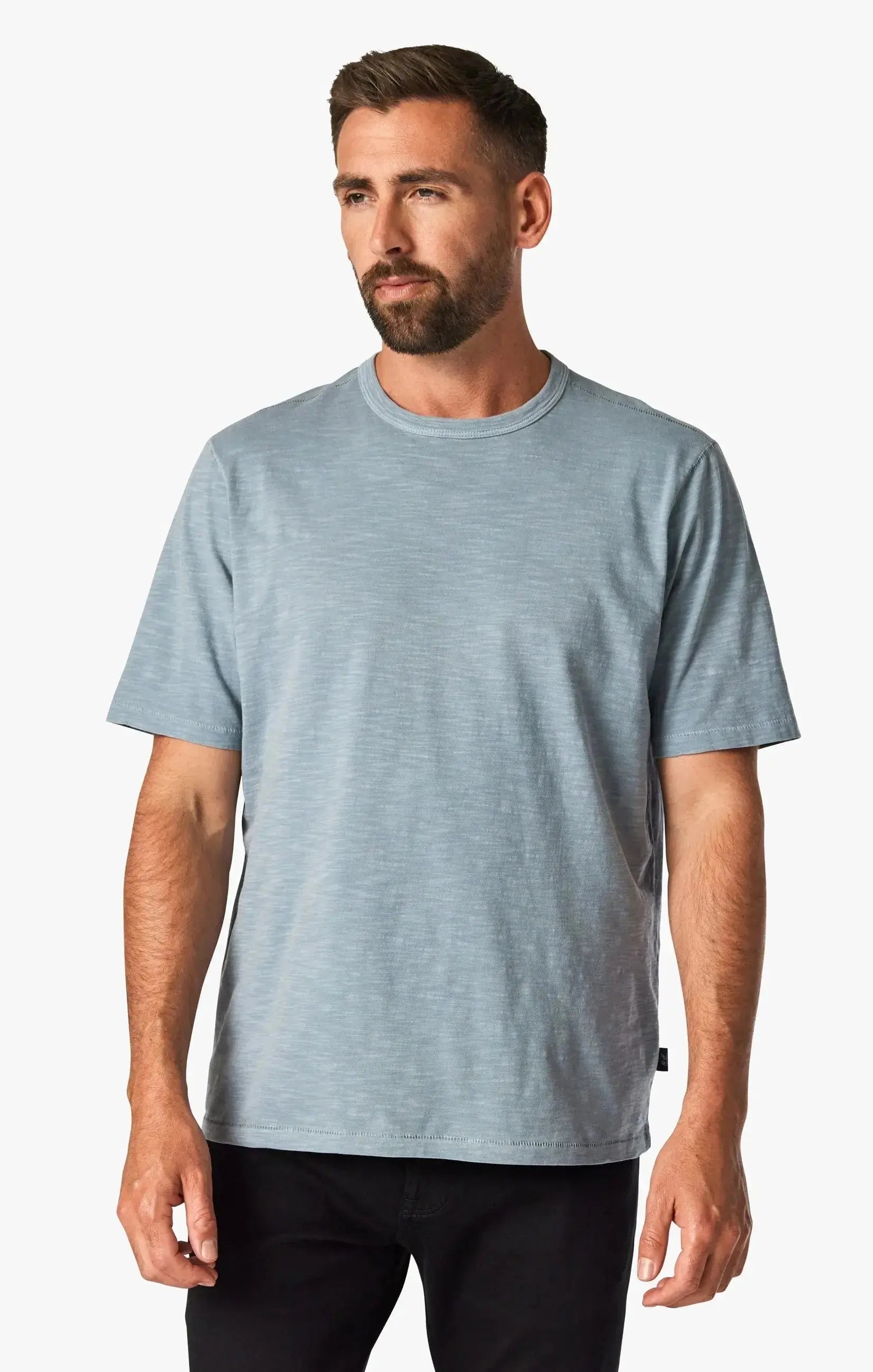 34 HERITAGE | Slub Crew Neck Tee | Citadel Casual Men's Short