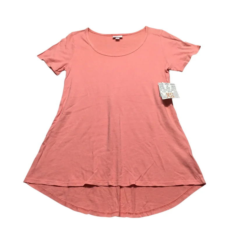 Tunic Short Sleeve By Lularoe In Peach, Size: Xs Unique Men's Patch