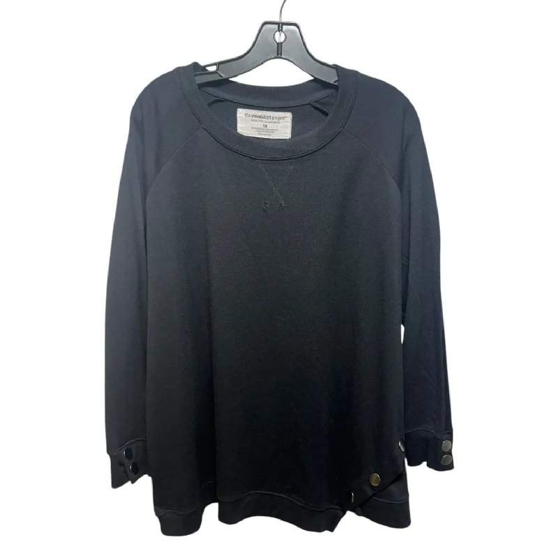 Top Long Sleeve Basic By The Sweatshirt Project  Size: 1x Laid