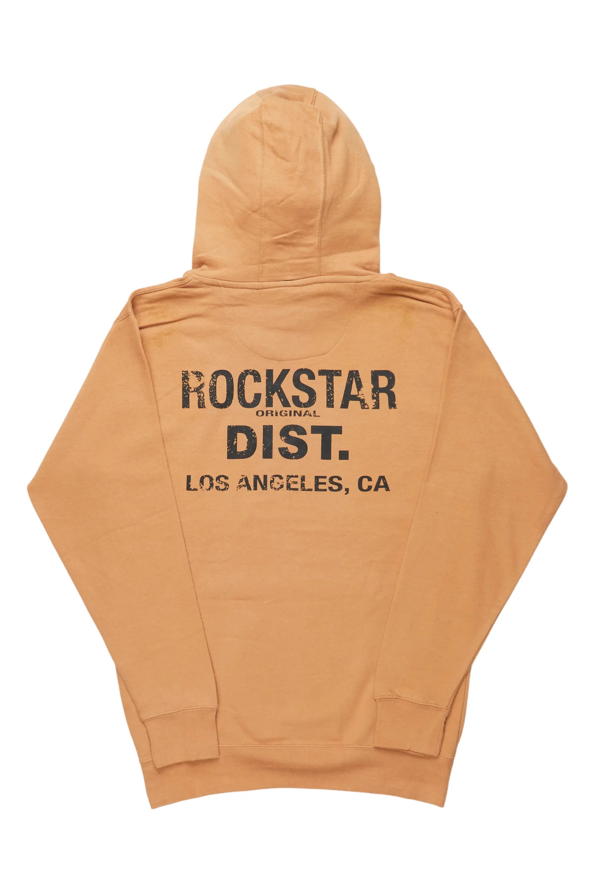 Dalasia Tan Oversized Hoodie Monochromatic Office Style