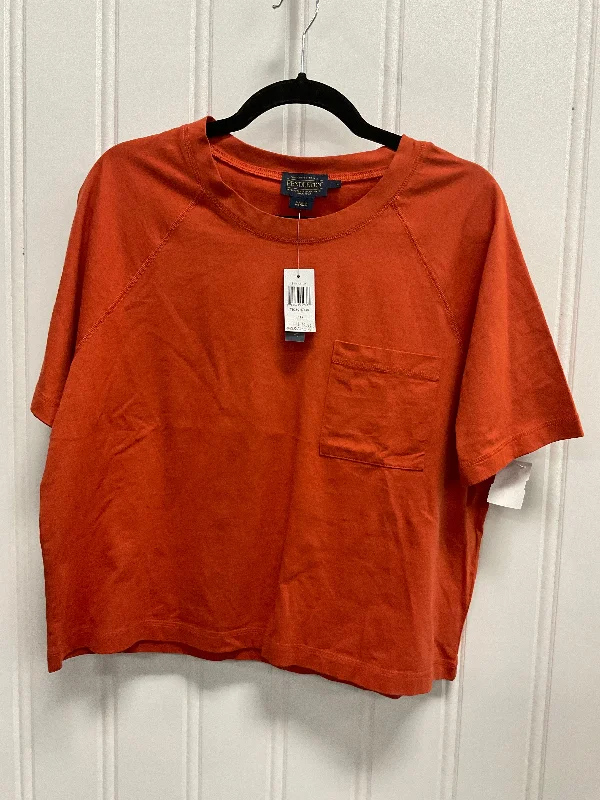 Top Short Sleeve Basic By Pendleton In Orange, Size: L Relaxed Men's Beach