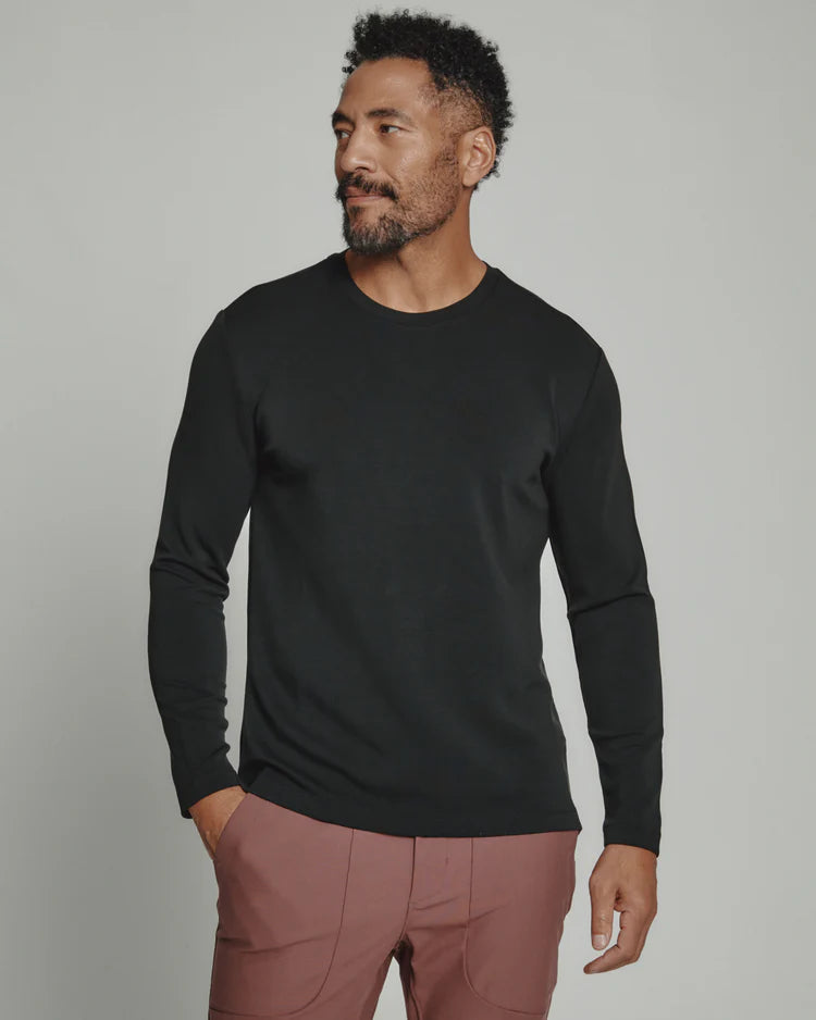 THE SOFTEST LS TEE - BLACK Cool Men's Skate