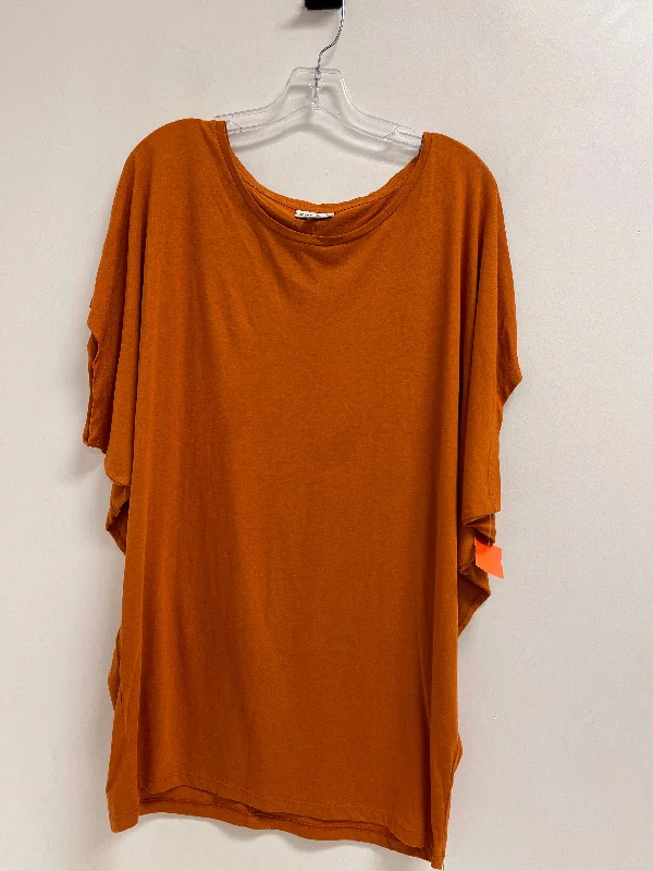 Top Short Sleeve By Wonderly In Orange, Size: L Traditional Men's Country