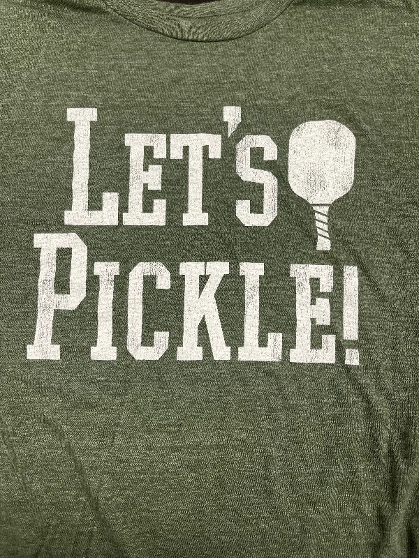 FUN RETRO TEE - LETS PICKLE Vintage Men's 1970S Disco