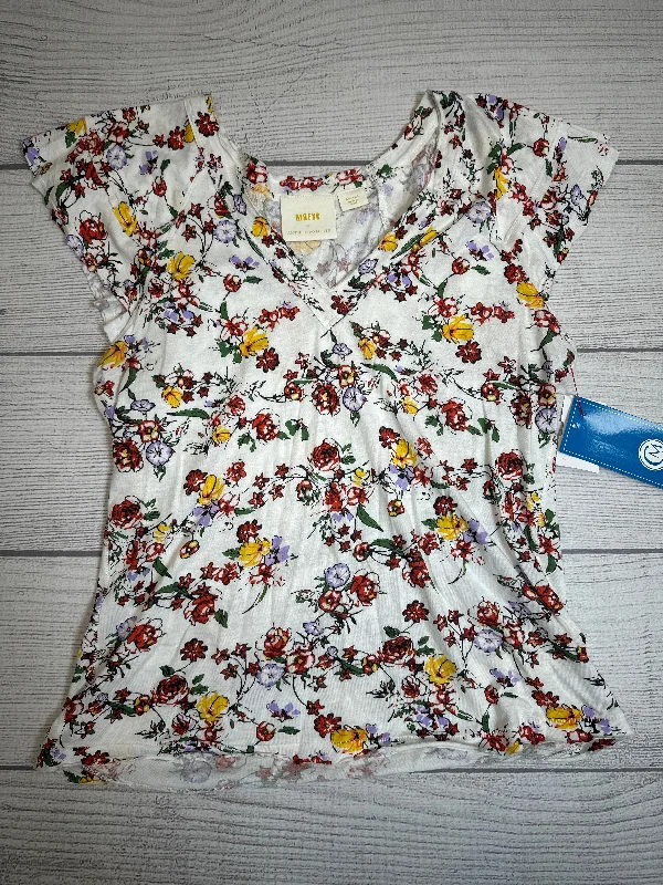 Top Short Sleeve By Maeve In Floral Print, Size: S Business