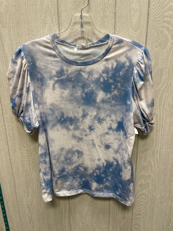 Top Short Sleeve By Grey Lab In Tie Dye Print, Size: S Cozy Men's Winter