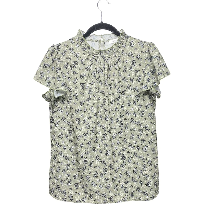 Top Short Sleeve By Clothes Mentor In Floral Print, Size: S Casual Men's Short