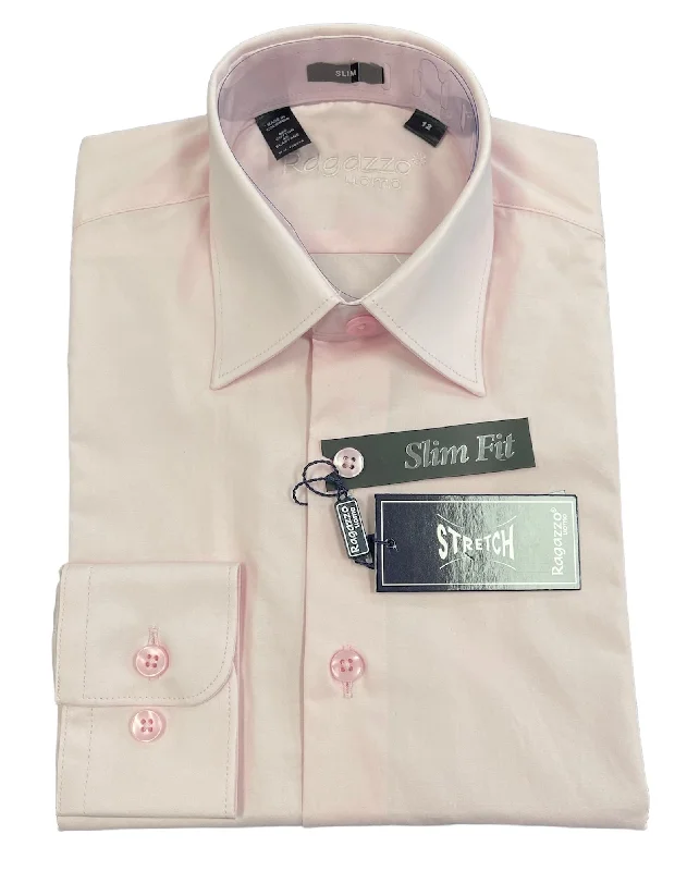 BOYS STRETCH SLIM FIT - PINK Masculine Men's 