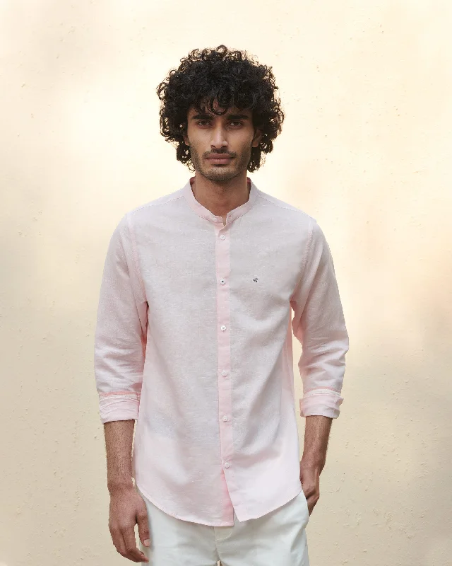 Nawab Shirt - Pink Laid