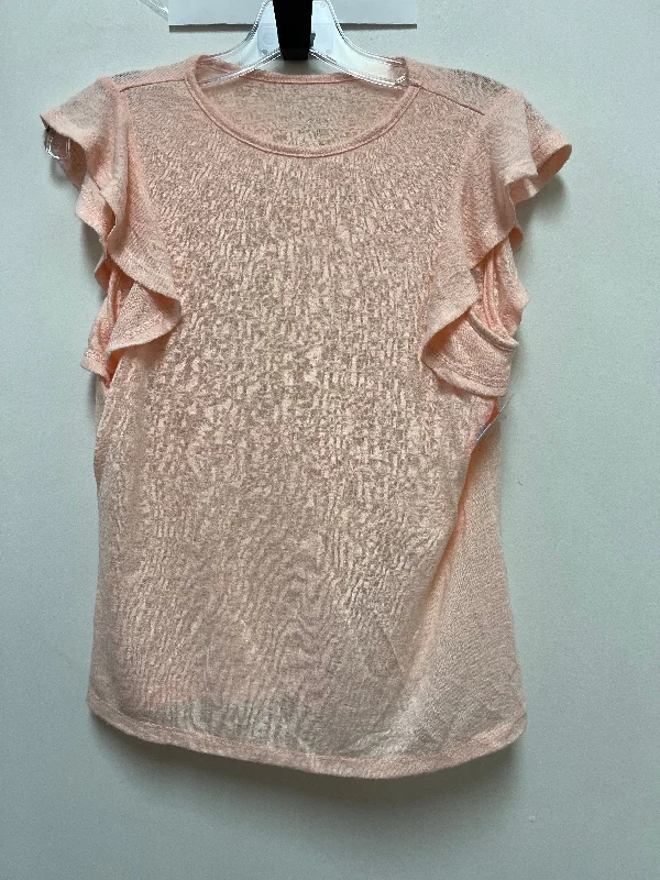 Top Short Sleeve By A New Day In Pink, Size: Xs Business