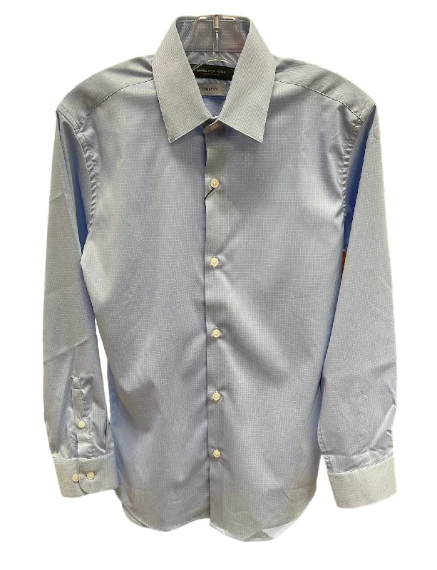 BOYS PERFORMANCE SHIRT - LT. BLUE/WHITE Street