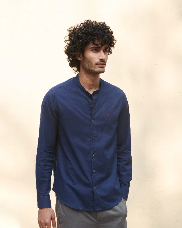 Nawab Shirt - Navy Streetwear Style