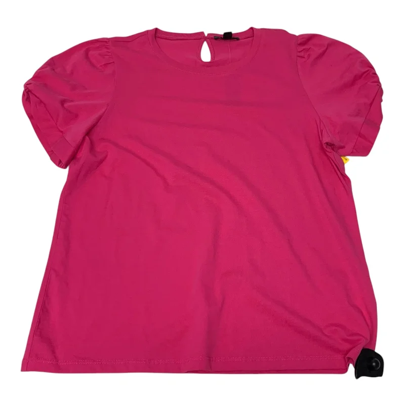 Top Short Sleeve By J. Crew In Pink, Size: M Adventure