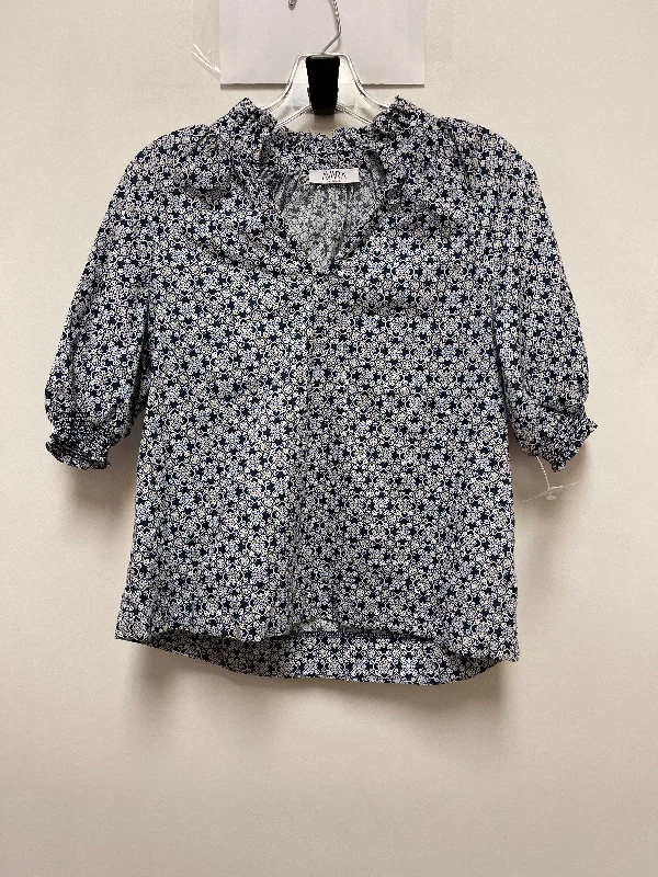 Top Short Sleeve By Clothes Mentor In Blue, Size: Xs Modern Men's Tech