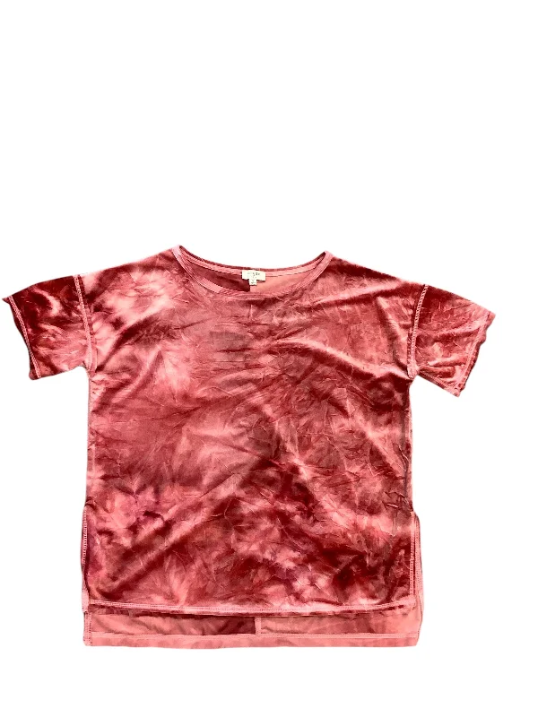 Top Short Sleeve By Umgee In Pink, Size: M Practical Men's Quick