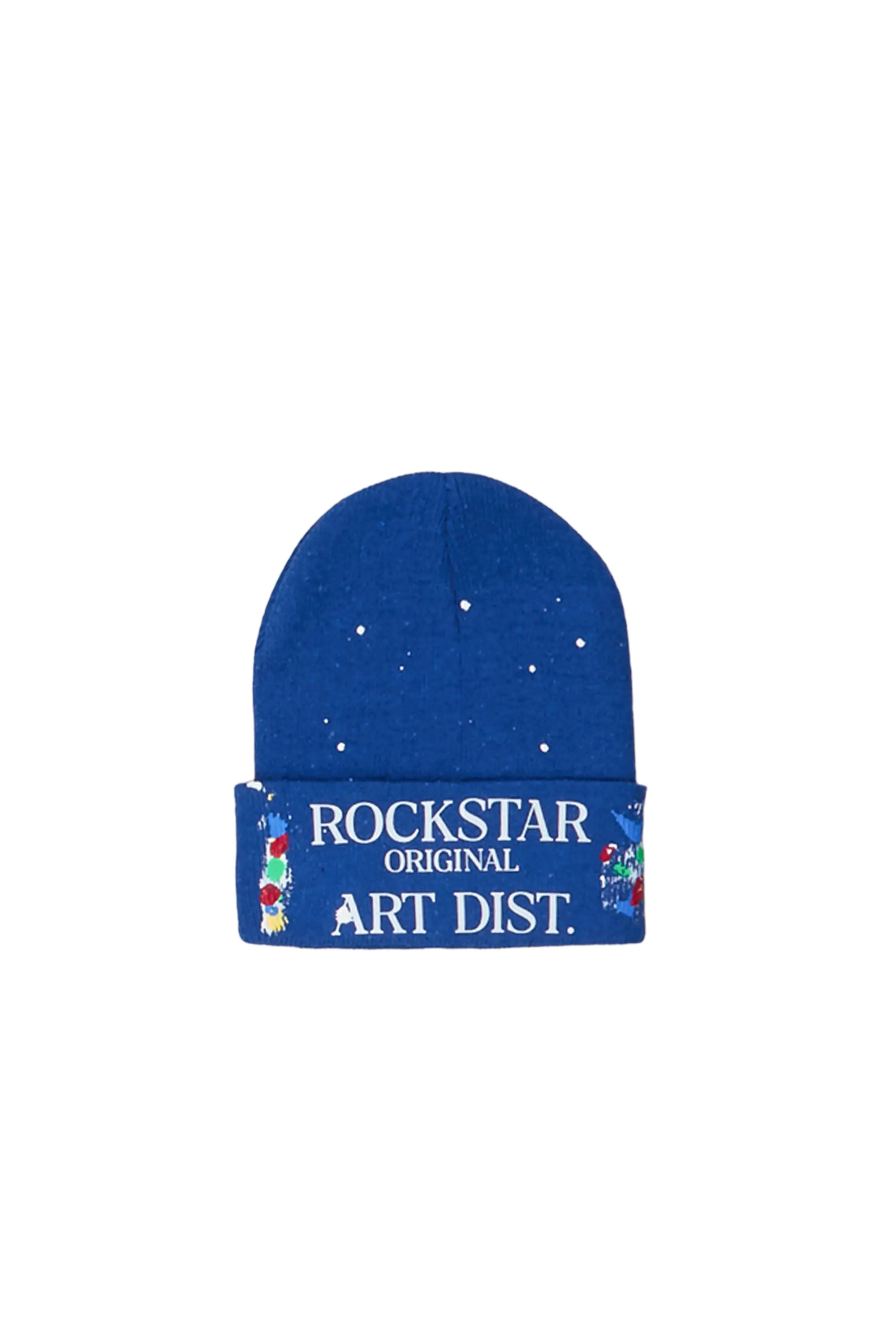 Boys Axelly Royal Graphic Beanie Dynamic Men's High