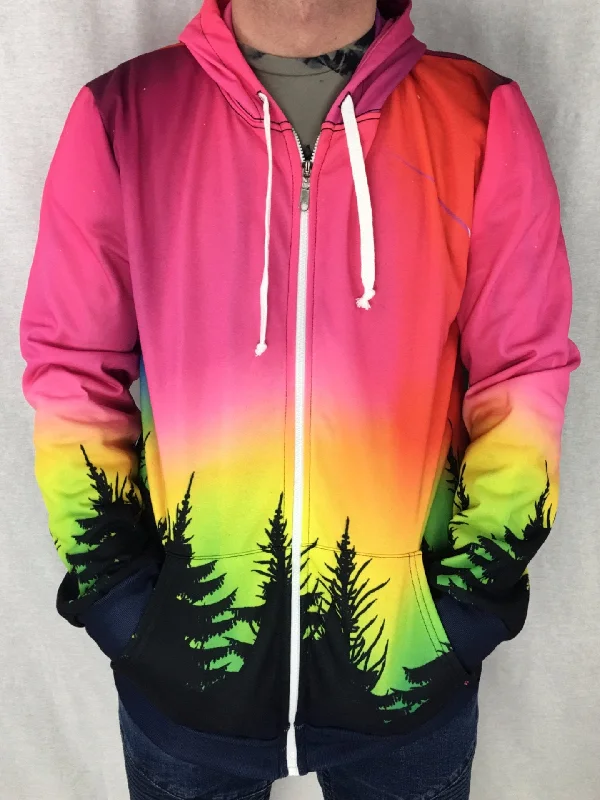 Forest Galaxy Unisex Zip Hoodie