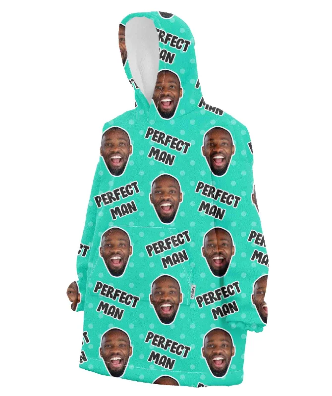 Perfect Man Hoodie Blanket