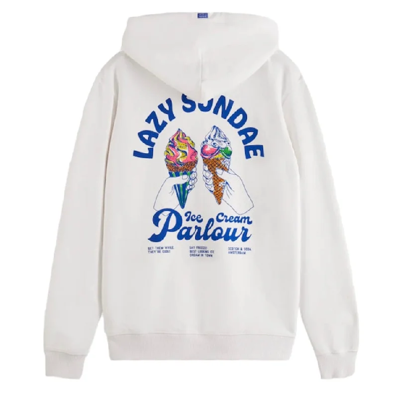 Scotch & Soda Lazy Sundae Hoodie (White/Pastel) 177505