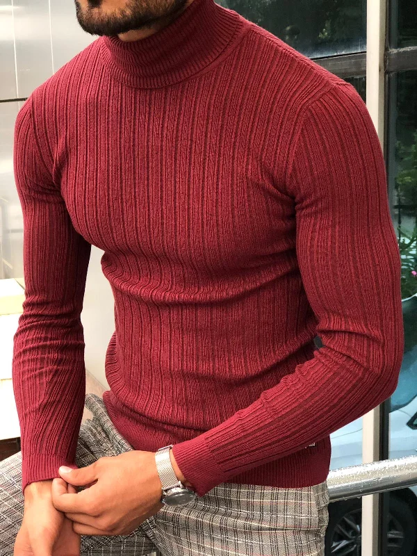 Bojo Eva Slim-Fit Turtleneck Knitwear in 5 Colors