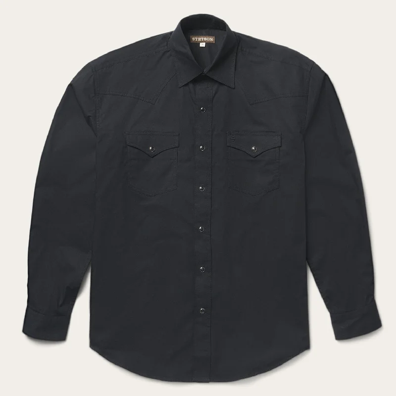 Classic Western Shirt in Black