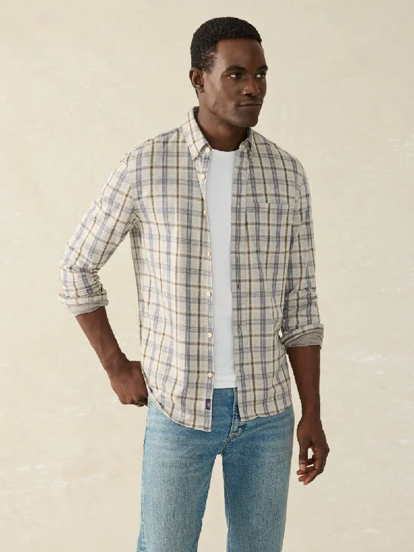 Coastline Knit Shirt Birch River Plaid