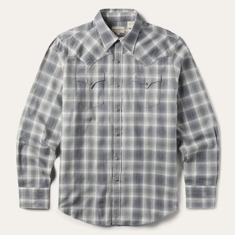 Dobby Twill Plaid Shirt