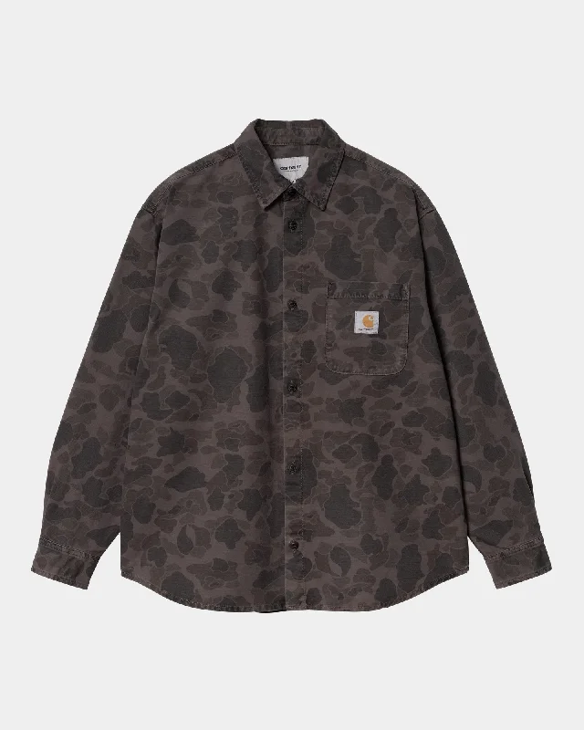 Duck Camo Shirt | Green / Graphite (garment dyed)