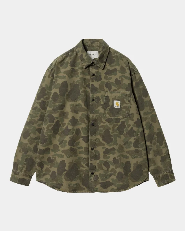 Duck Camo Shirt | Green / Office Green (garment dyed)