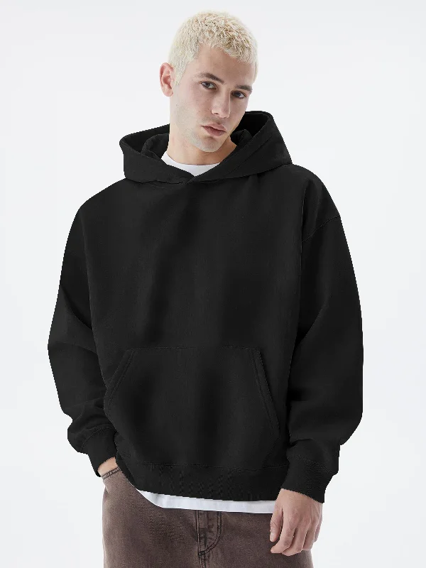 Cozy Cut  Pull Over Black Sweatshirt