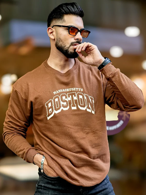 Boston Brown Sweatshirt