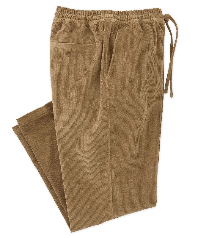 Westport Lifestyle Elastic Waist Stretch Corduroy Pant