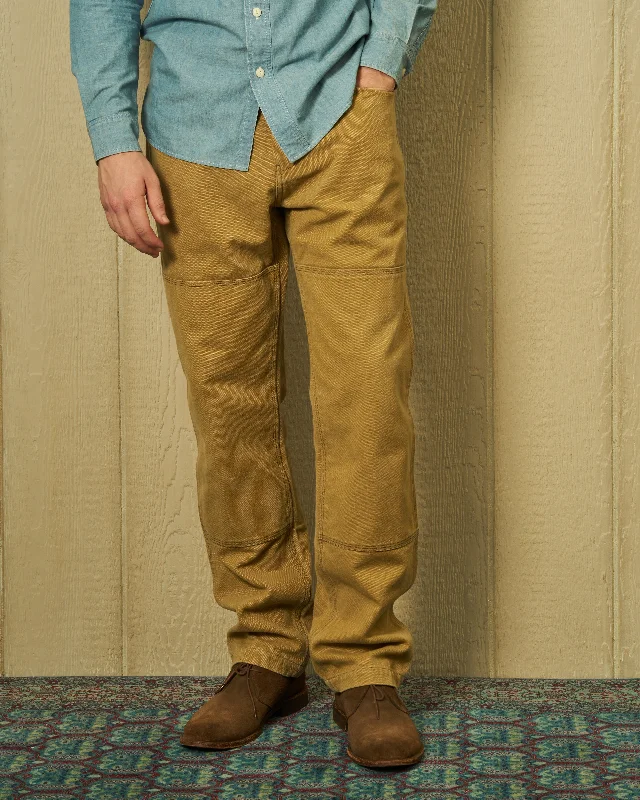 Double Knee Pant in British Khaki