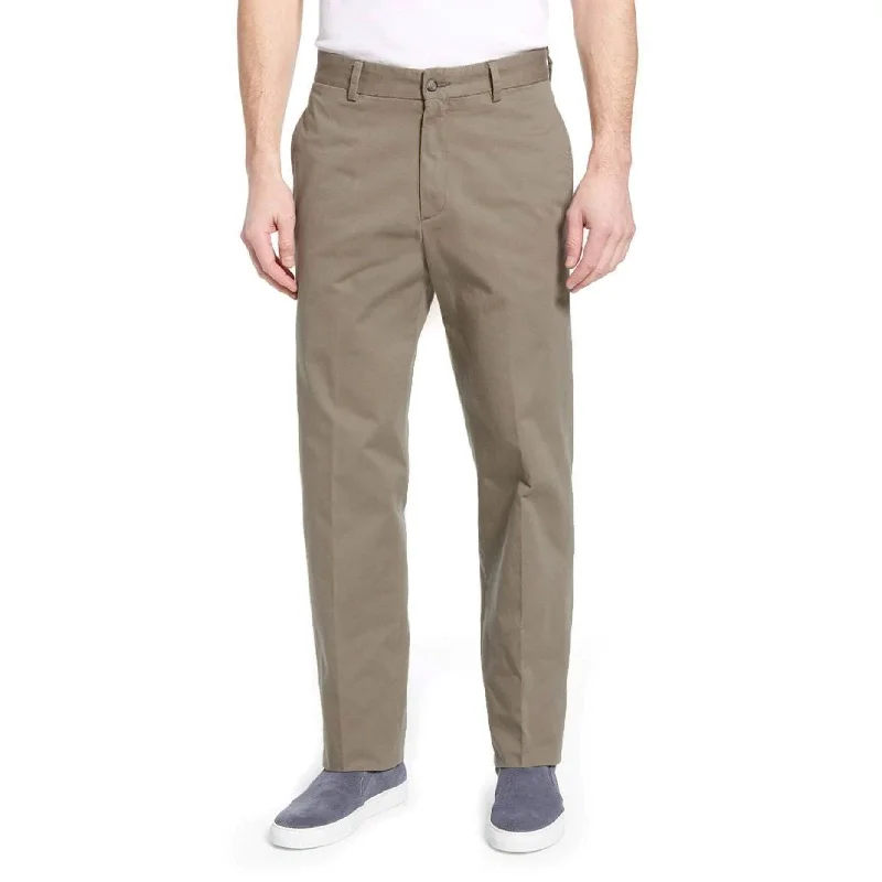 Washed Khaki Pant in Khaki (Sumpter Flat Front - Regular & Long Rise) by Charleston Khakis