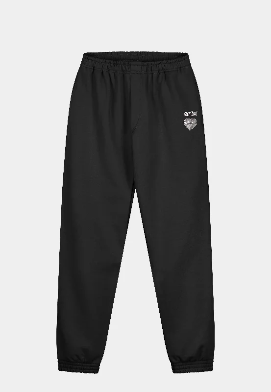 Arte Tristian Heart Logo Sweatpant Black