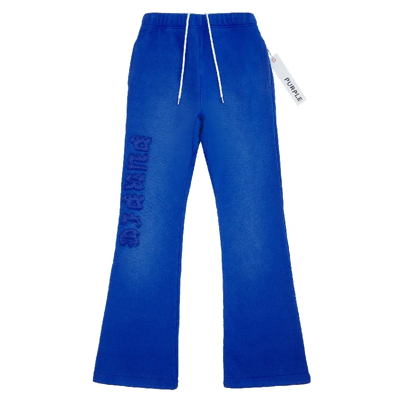 Gothic Applique Sweatpant | Blue